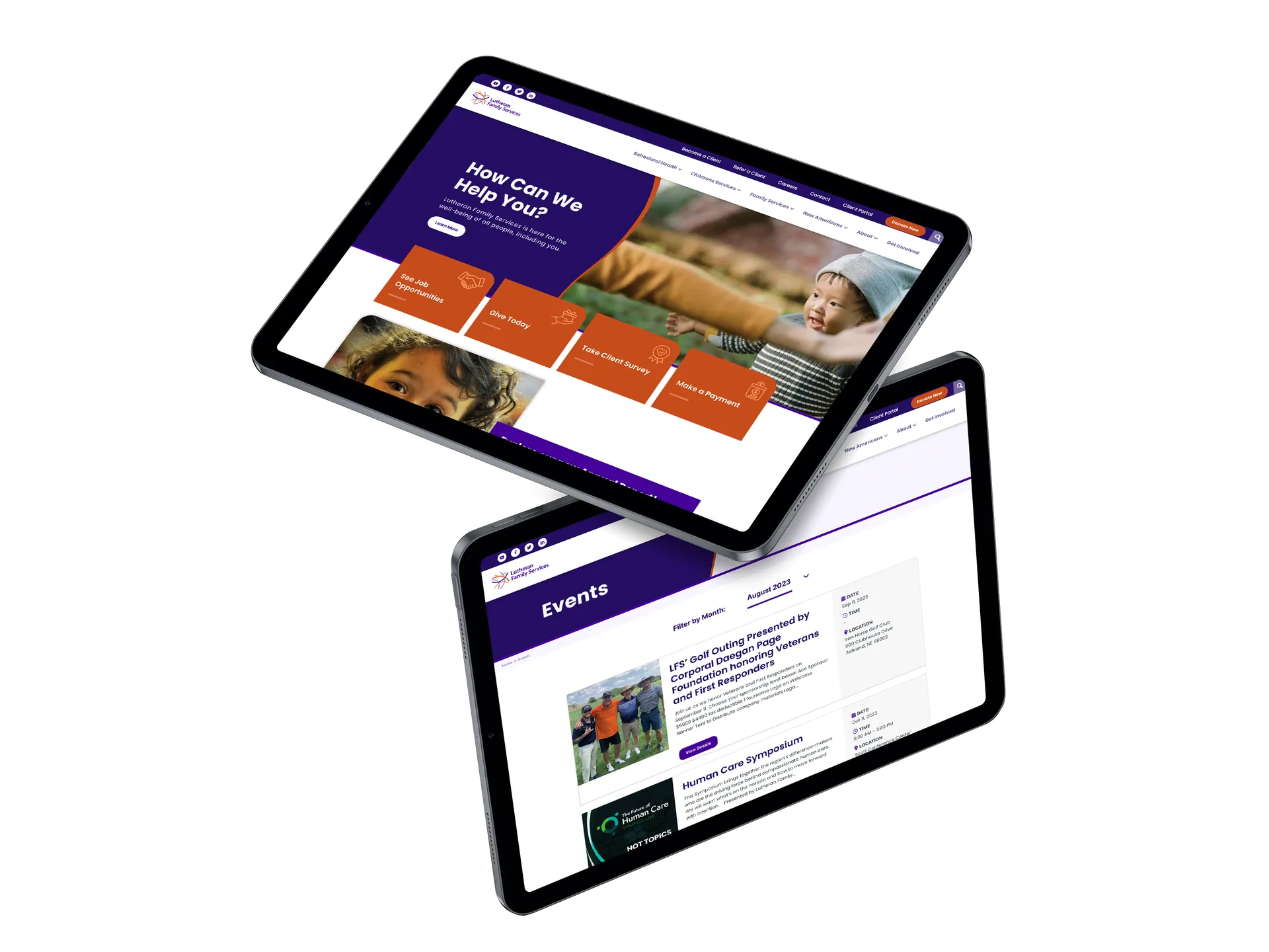 Lutheran Family Services digital experience